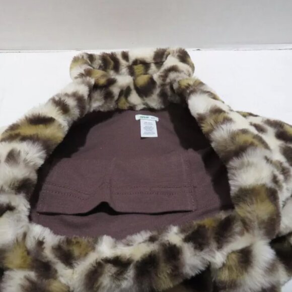 VINTAGE 1990'S AERIE FAUX FUR LEOPARD PRINT TOTE BAG Cheetah Print Bag Y2K Coque - Picture 3 of 3